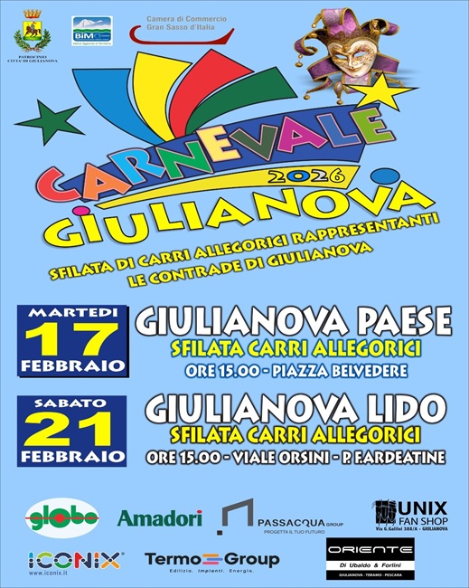 Carnevale Giuliese 2026