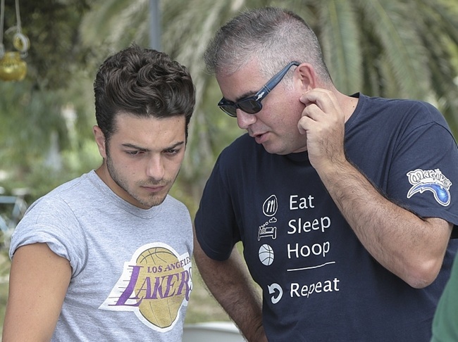 Gianluca Ginoble con Luca Maggitti