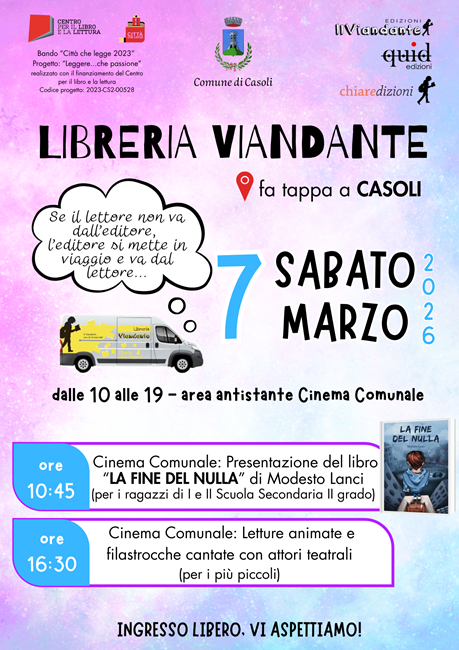 Libreria Viandante - Casoli 7 marzo 2026