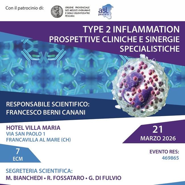 Locandina convegno Patologie infiammatorie