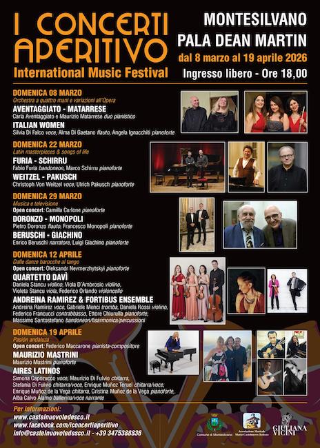 concerti aperitivo 2026