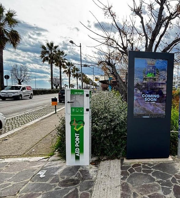 defibrillatore lungomare