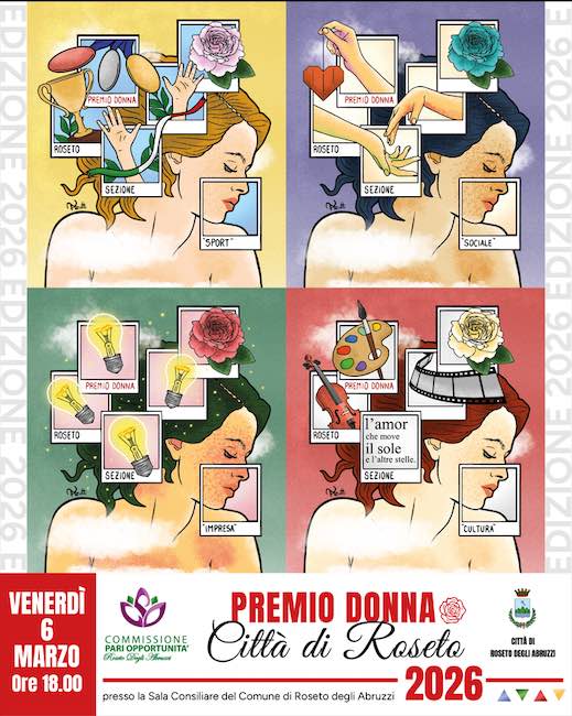premio donna città di roseto 2026