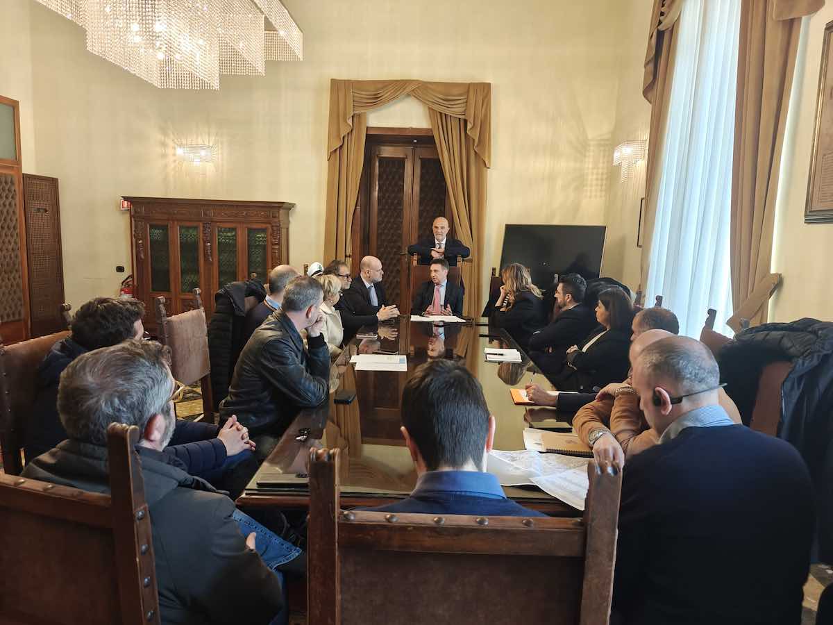 riunione intervento acquedotto giardino