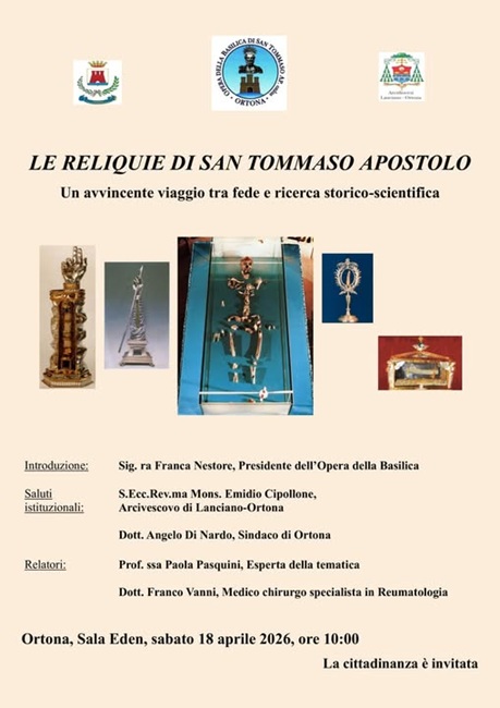 Le reliquie di San Tommaso