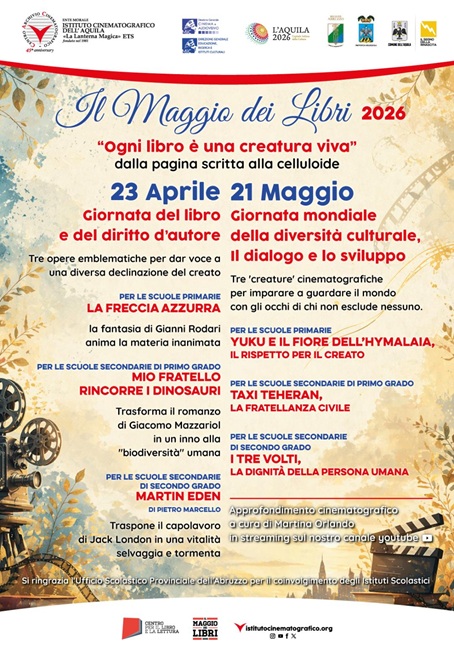 Maggio dei libri Istituto Cinematografico L'Aquila