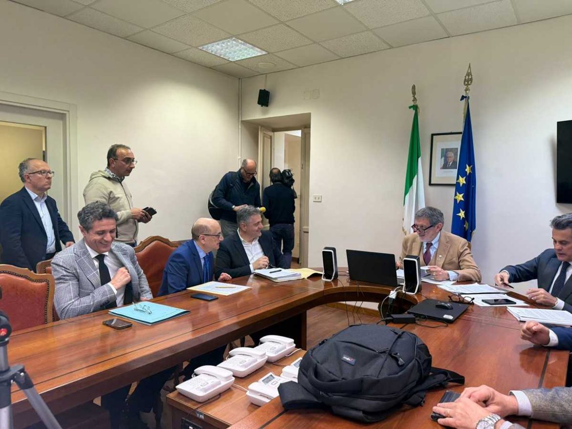 Riunione cabina di regia Chieti dissesto idrogeologico