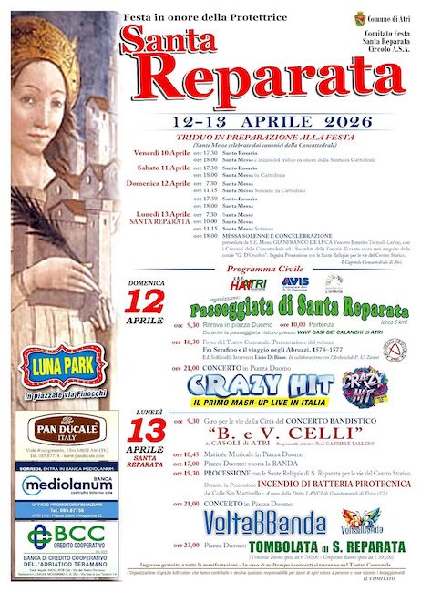 santa reparata atri 2026