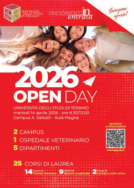 unite open day 14 aprile 2026