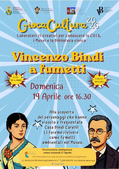 Vincenzo Bindi a fumetti