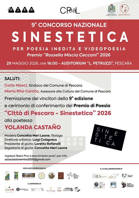 Cerimonia 9° Concorso Sinestetica