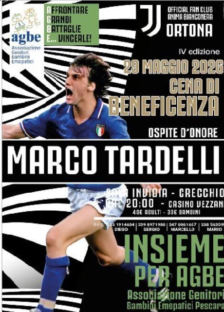 Cena di beneficenza con Marco Tardelli