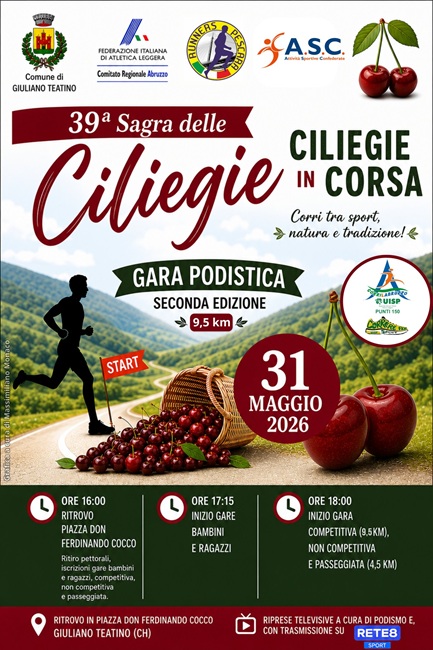 Ciliegie in Corsa 2026