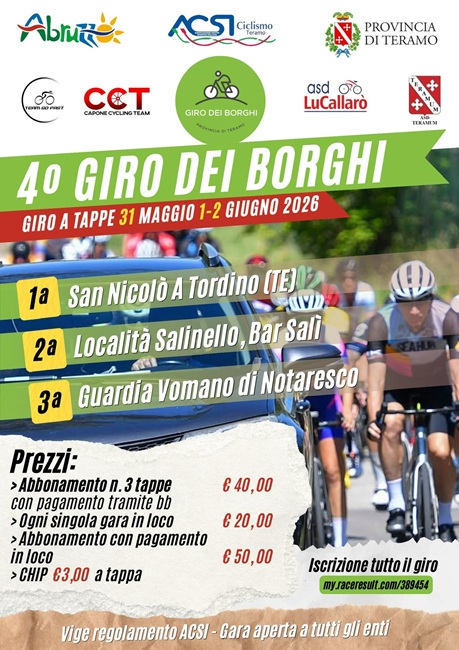 Giro dei Borghi 2026