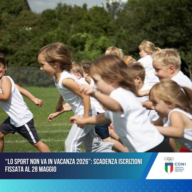 Lo sport non va in vacanza