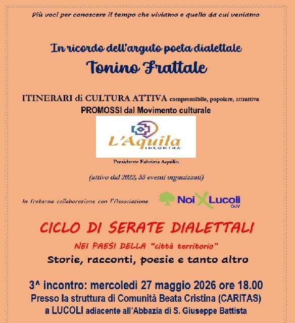 L'Aquila Incontra Lucoli maggio 2026