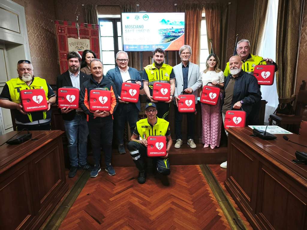 donazione defibrillatori mosciano