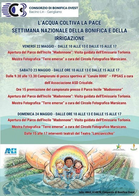 Locandina Settimana dela Bonifica 2026