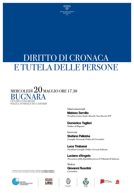 Convegno su Diritto di cronaca a Bugnara