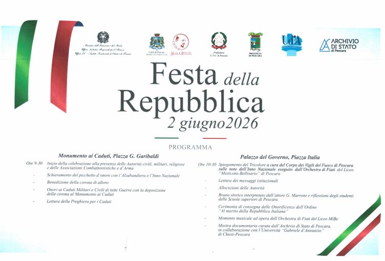 pescara 2 giugno 2026