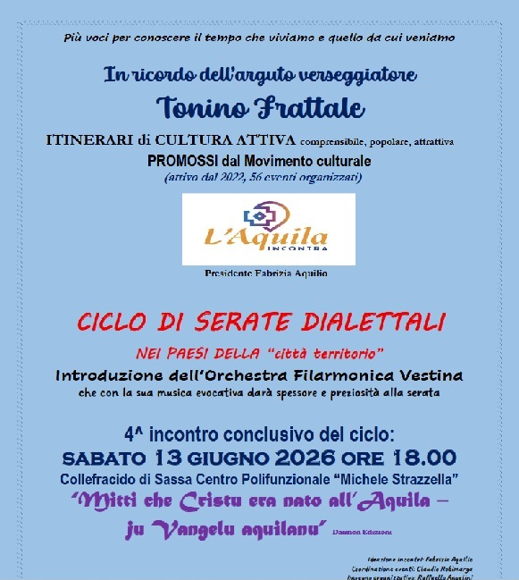 L'Aquila Incontra-Tonino Frattale