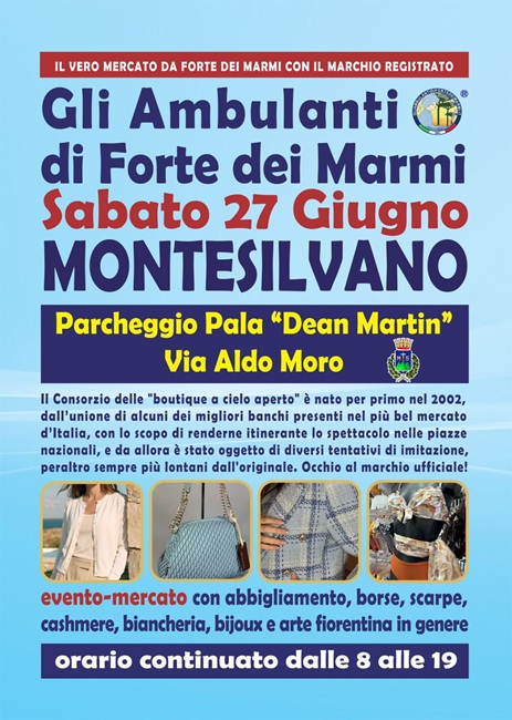 Locandina Ambulanti Forte dei Marmi