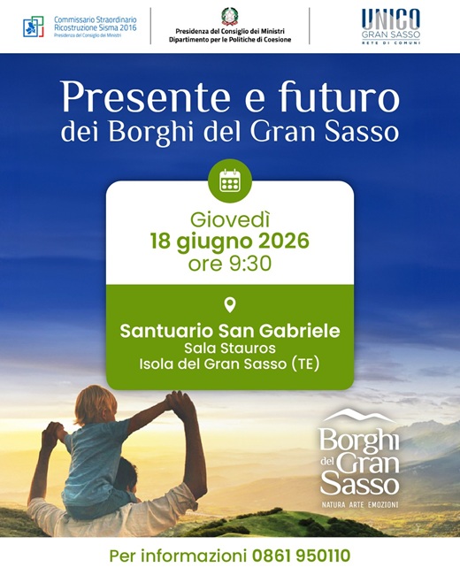 Locandina Convegno Isola del Gran Sasso 18 giugno 2026