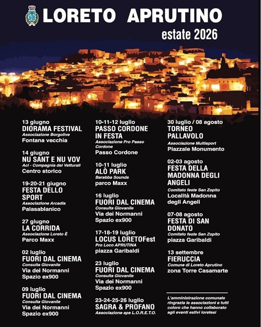 Loreto Aprutino Estate 2026