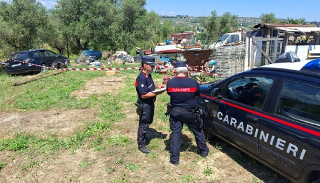 Moscufo sequestro Carabinieri Forestale