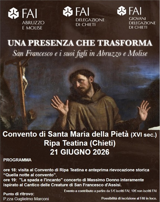 Ripa Teatina omaggia San Francesco