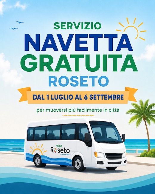 bus navetta roseto 2026