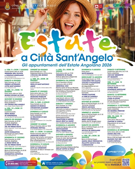 città sant'angelo estate 2026