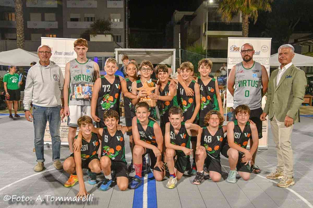 Virtus Padova vince torneo Esordienti 35 Ministars
