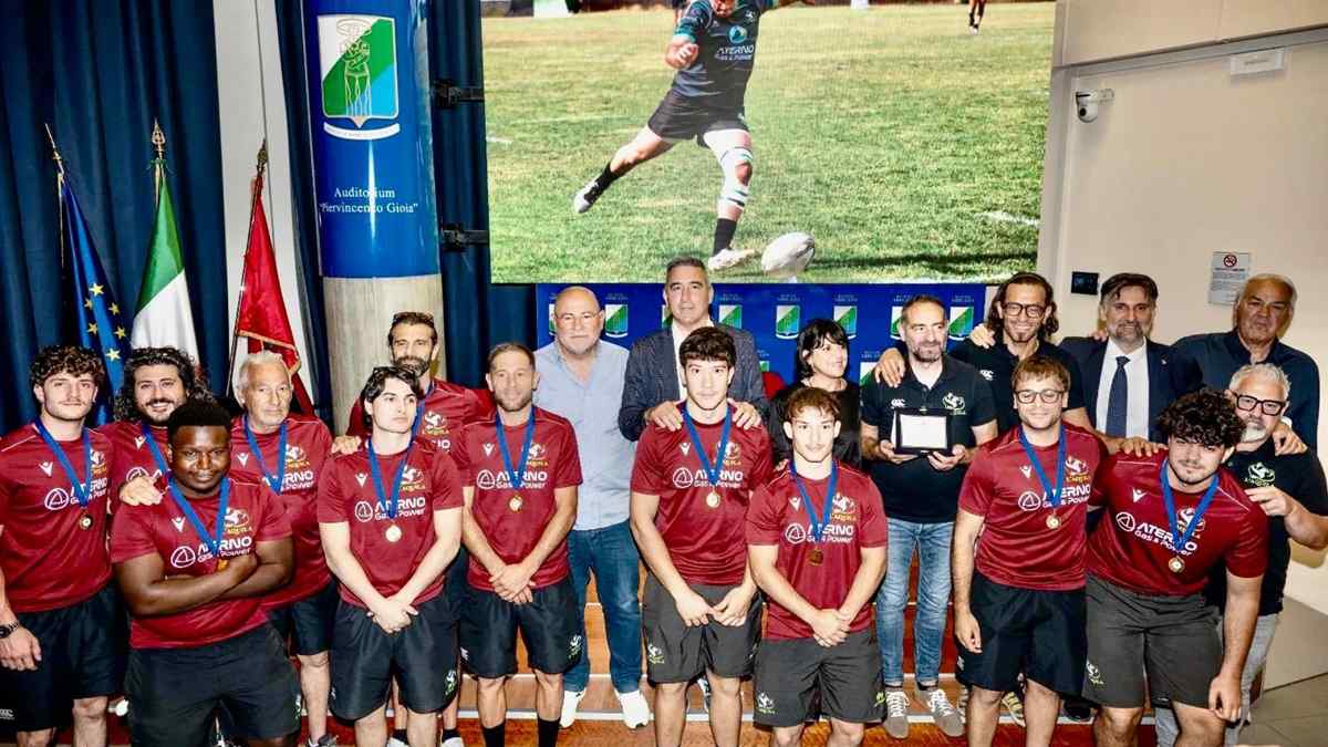 Premiazione La Rugby L'Aquila cadetta