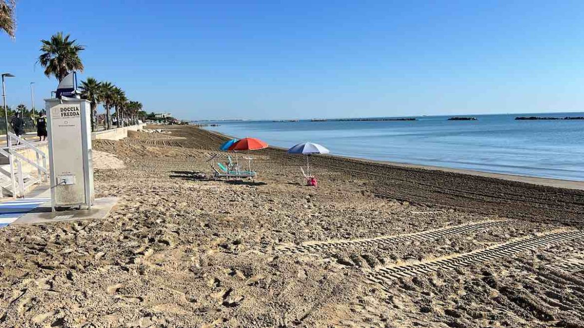 ripascimento spiaggia roseto