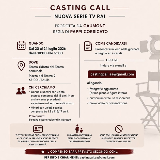 Casting_RAI_Gaumont
