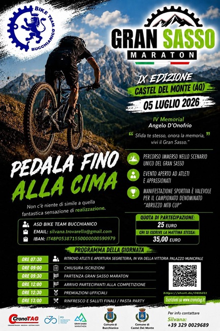 Gran Sasso Marathon Mtb 05072026 locandina