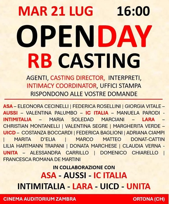Open Day RB Casting