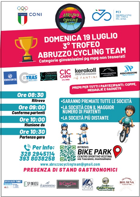 Trofeo Abruzzo Cycling Team 19072026 locandina