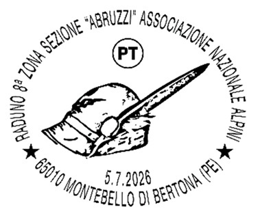 annullo filatelico raduno alpini montebello di bertona