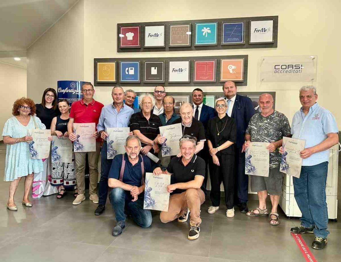 consegna attestati soci storici Confartigianato Chieti 2026