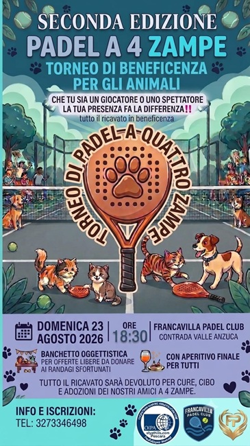 Padel a 4 zampe