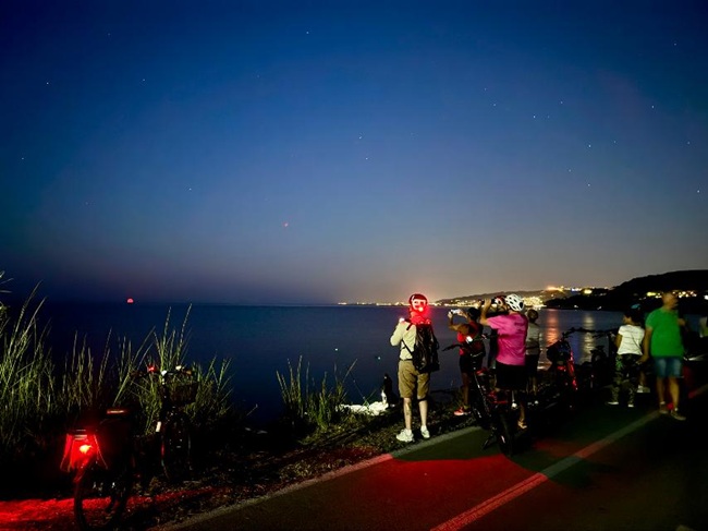 Pedalata luna piena Via dei Trabocchi