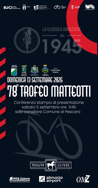 Trofeo Matteotti invito presentazione 5 settembre