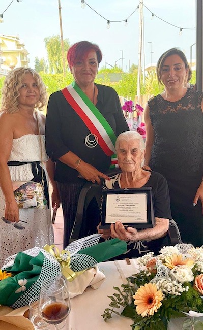 centenario giuseppina pulcini
