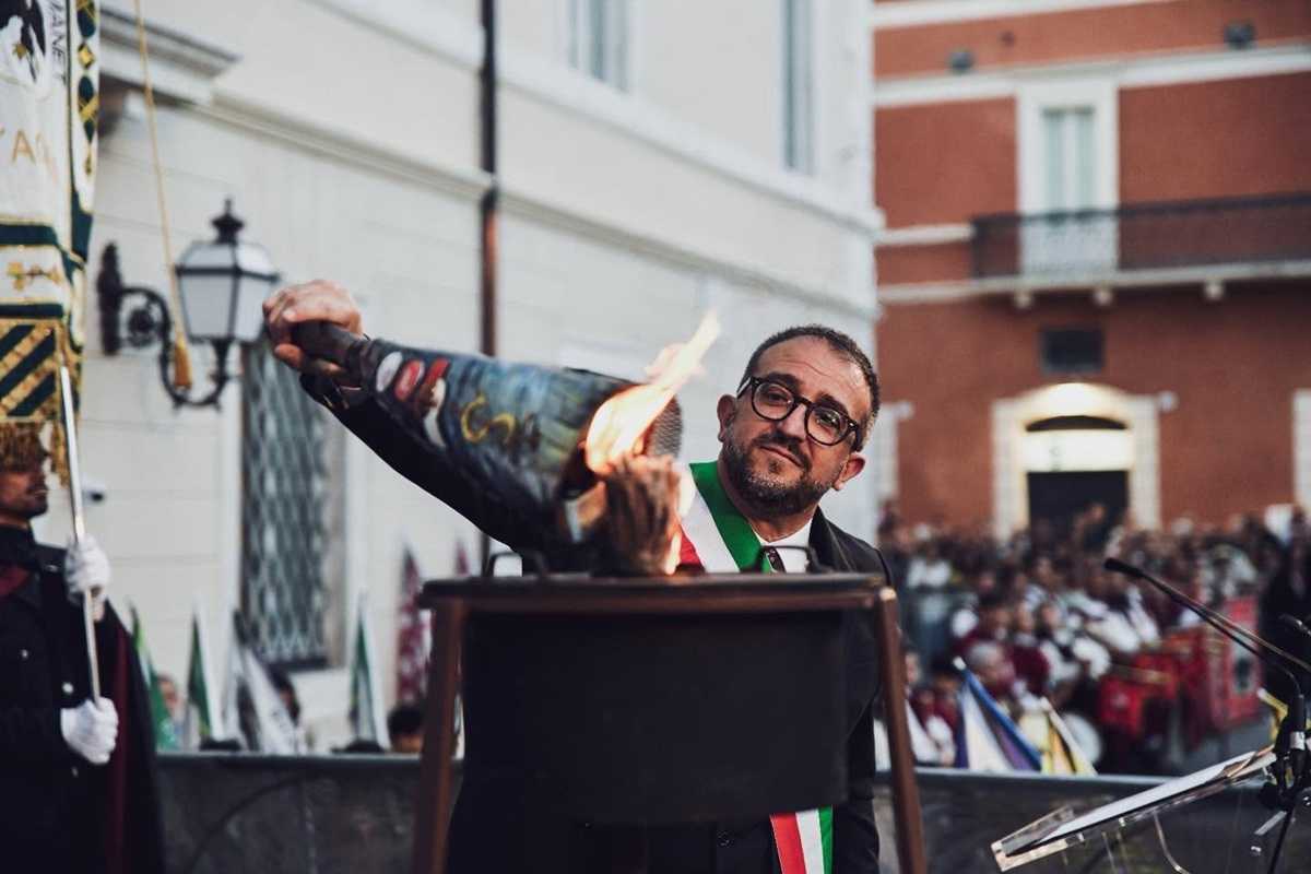 Perdonanza Celestiniana 2026-Accensione del tripode
