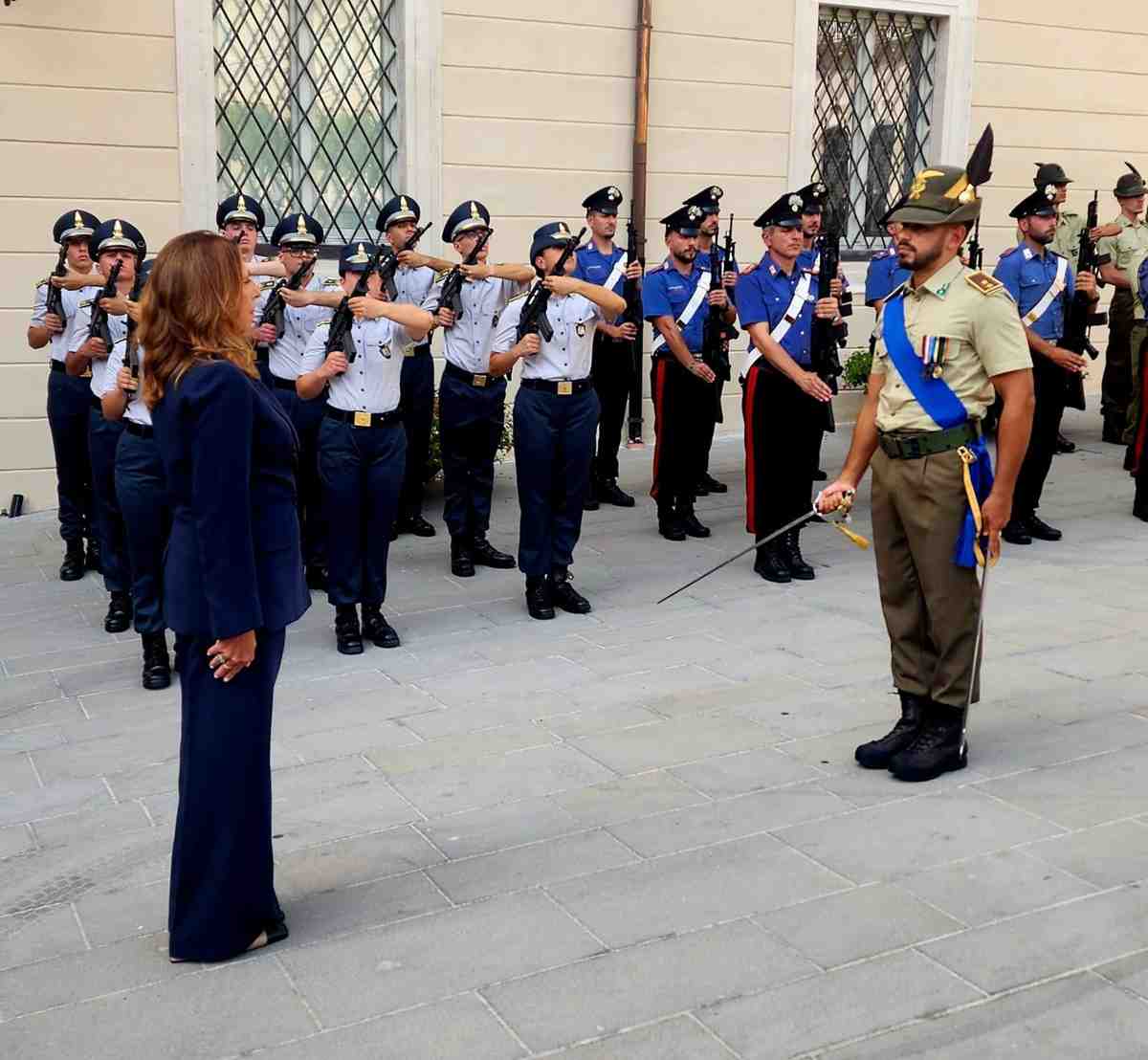 Sottosegretario Rauti a L'Aquila