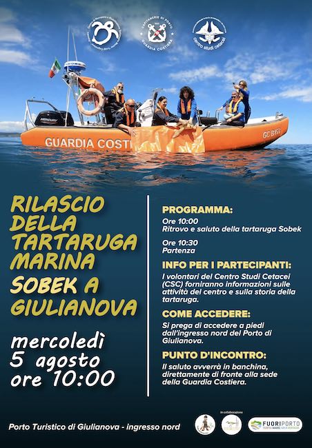 rilascio tartaruga giulianova