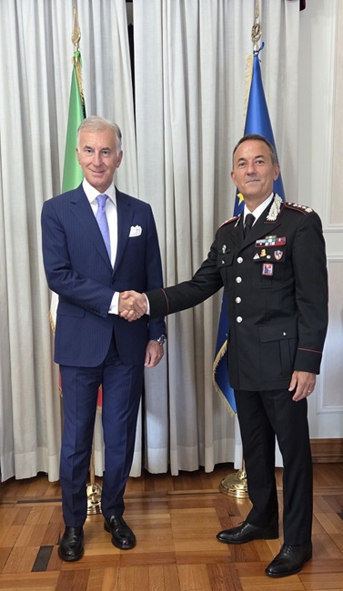 Prefetto Carnevake e Colonnello Ranalletta