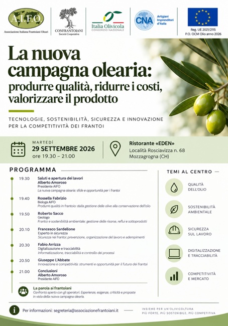 Campagna Olearia Mozzagrogna 2026